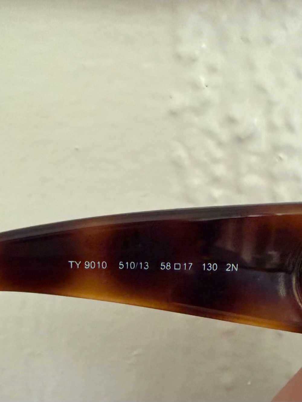 Tory Burch Tortoiseshell Frame Sunglasses with Gold Trim - Picture 8 of 9